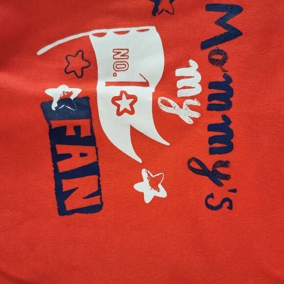 5/$10 Joe Fresh neutral red onesie - Picture 2 of 3